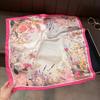 Silk Head Scarf Soft Neck Tie Fashion Square Scarf  Women Female