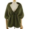 Imitation Fur Shawl Lapel Bride Cheongsam European and American Autumn and Winter Imitation Fox Fur Cape Shawl Female Spot