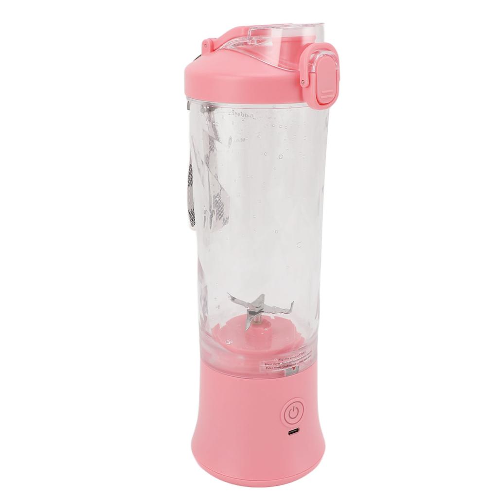 Přenosný mixér 600ml 2 režimy 150W 18000 ot./min. Dobíjecí USB 4000mAh baterie Voděodolné víko Mini