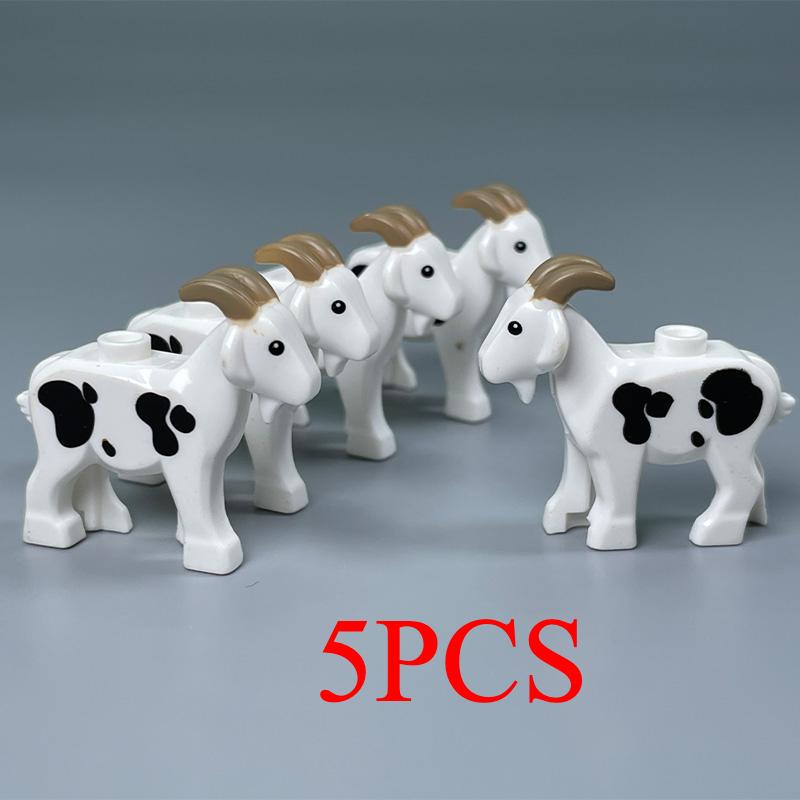 The Zoo Model African Elephants Camel Deer Crocodile Leopard Animal Building Blocks Educational Games Figure Brick Toys Kid B03