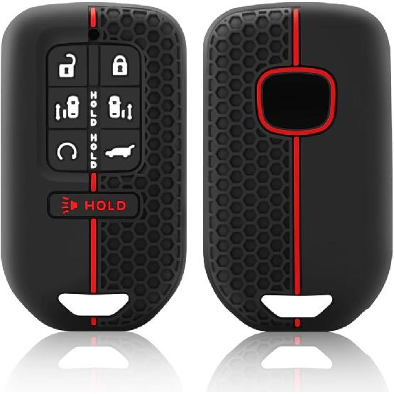 

Silicone Remote Smart Key Fob Cover Protector Case for Honda Odyssey Elite Ex 7 Buttons 2024 2023 2022 2021 2020 2019 2018