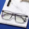 Unisex Ultralight TR90 Spring Legs Blue Light Blocking Luxury Brand Square Reading glasses Anti-radiation Presbyopia Eyeglasses