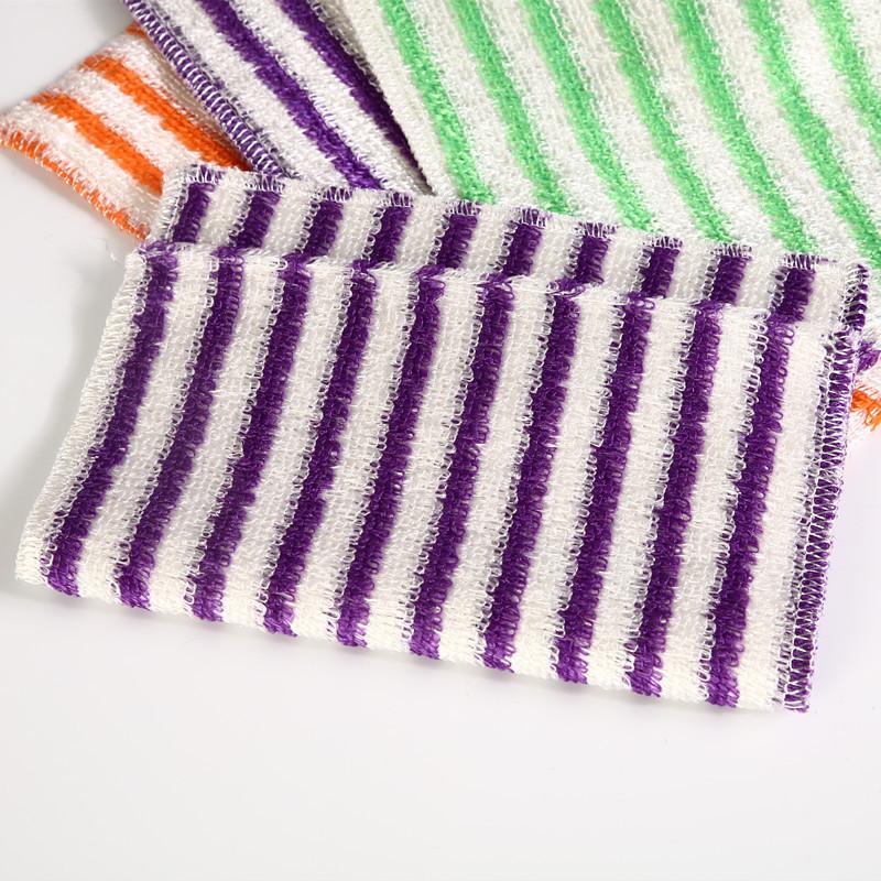 

Антипригарная кухонная чистка Бытовой пятновыводитель и средство для удаления жира Салфетка для мытья посуды 27*30cm фиолетовый