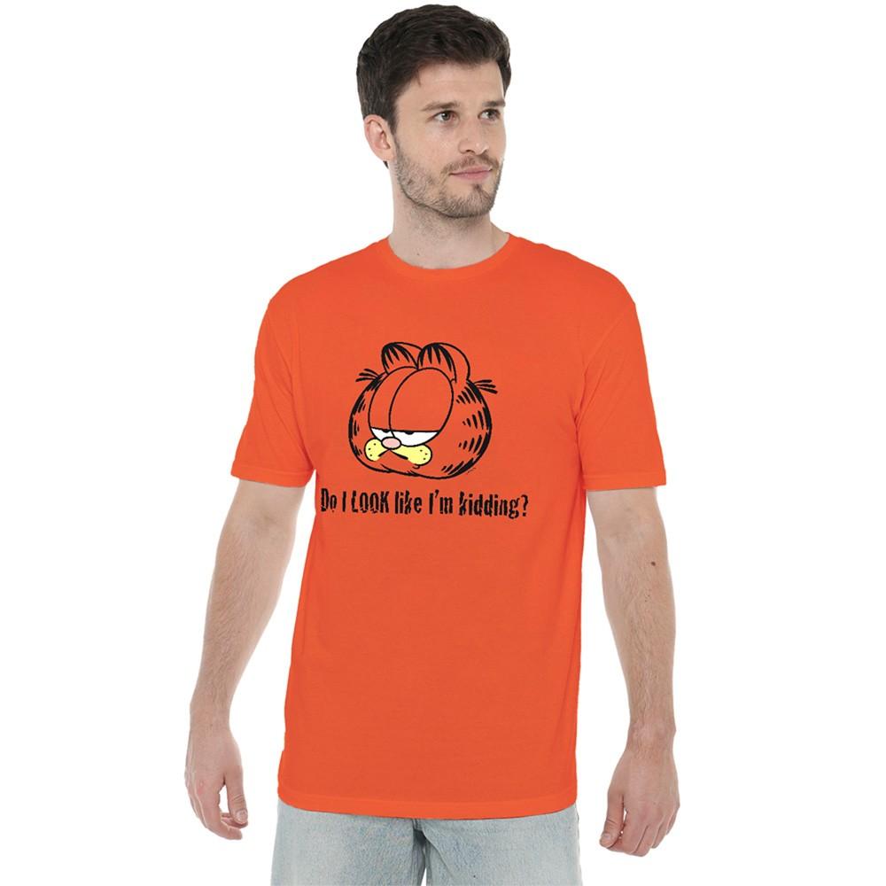 Garfield Do I Look Like Im Kidding T-Shirt S-4XL Orange XXXXL