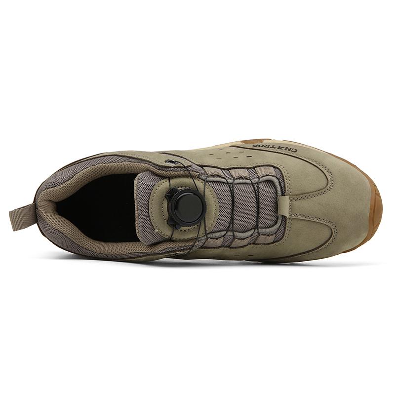 Drehknöpfe Herren Freizeitschuhe Wildleder Sneaker für Herren Outdoor Wanderschuhe