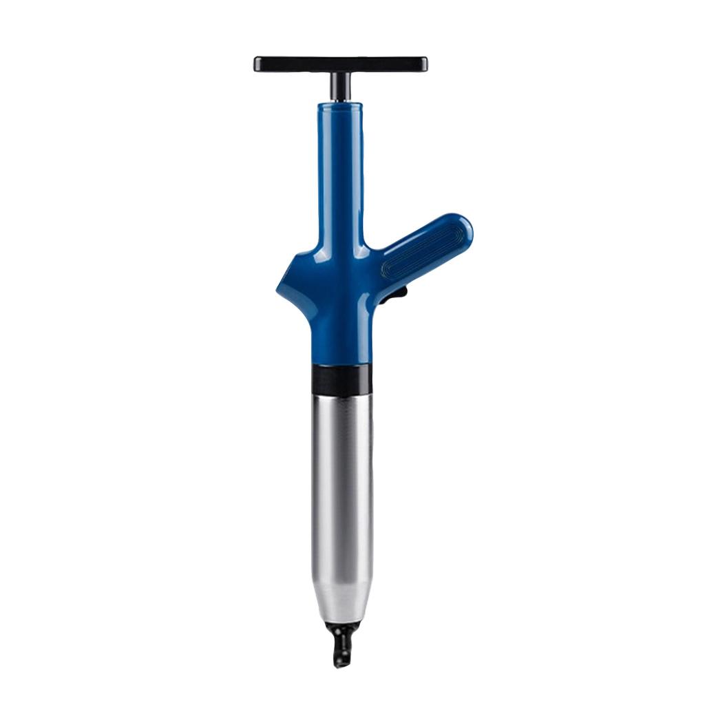 Toilet Plunger Drain Cleaner with Stainless Steel Handle and High Pressure Pump Mechanism for Efficient Clog Removal In Bathroom and Kitchen Drains