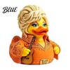 Commemorative Music Theme Collection Charming Duck Novelty Ornament Musical with Guitar Decorative Figurines for Display Case Decor Collectible