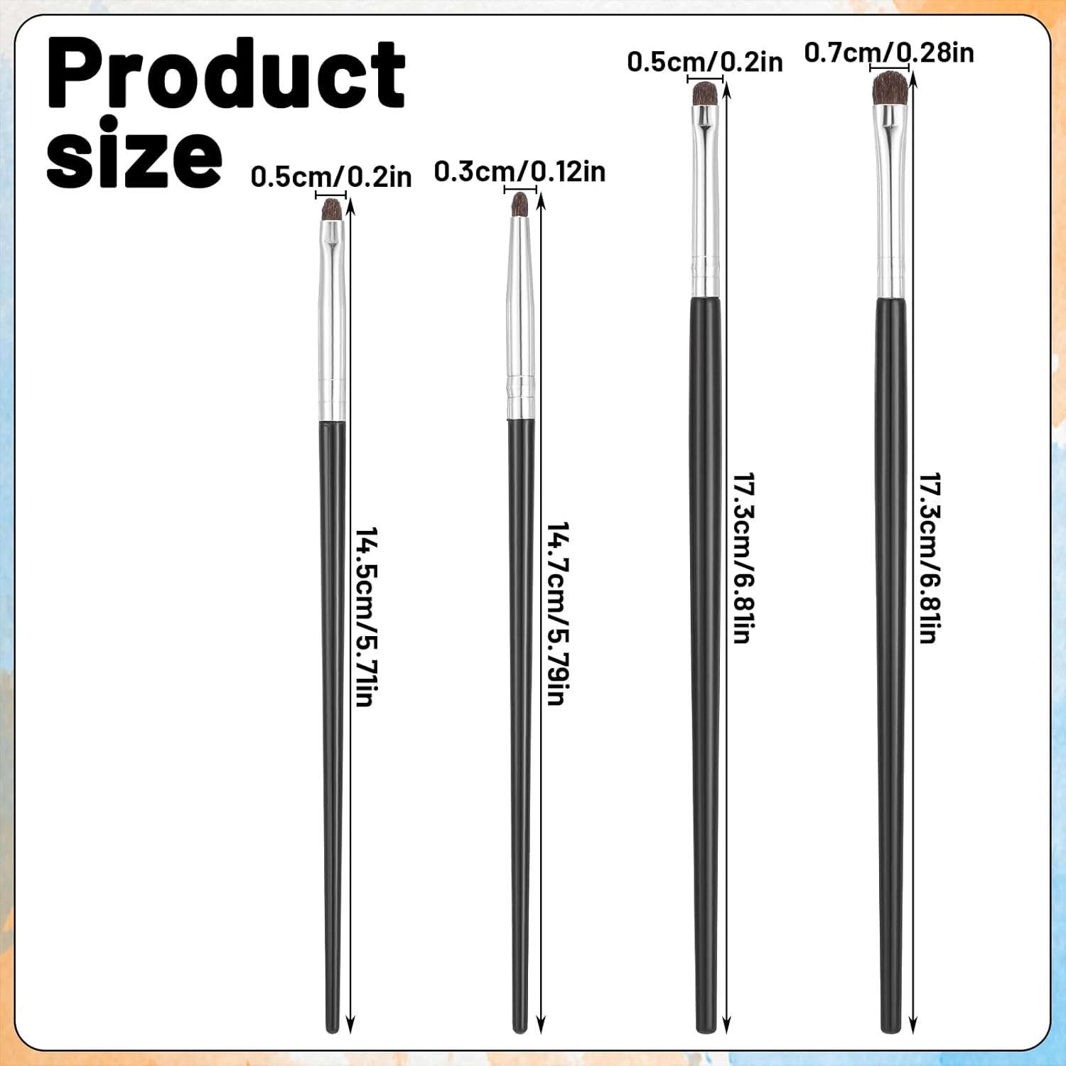 8PCS Eyeshadow Brushes for Eyes,Eye Brushes for Make Up Mini Makeup Smudge Brush Eyeshadow for Painting Eyeshadows Eyeliner Blending Smudge Concealer