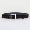 Womens Vintage Suede Brown Belt With Zinc Alloy Buckle 3.2cm Wide Adjustable Skirts Jeans Fashionable Everyday Accessory