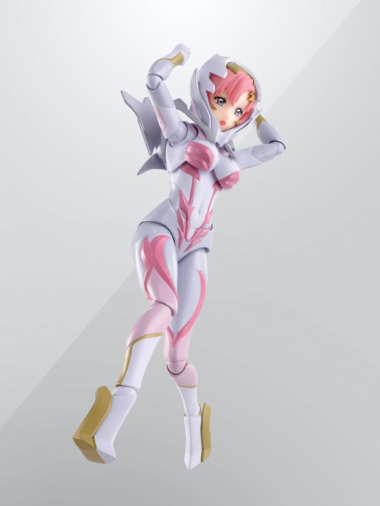 Lacus Clyne Suit Reproduction PVC Approximately Complete Figure S.H.Figuarts (Pilot Ver.) Ride-On Set, & ABS, 130mm, Pre-painted