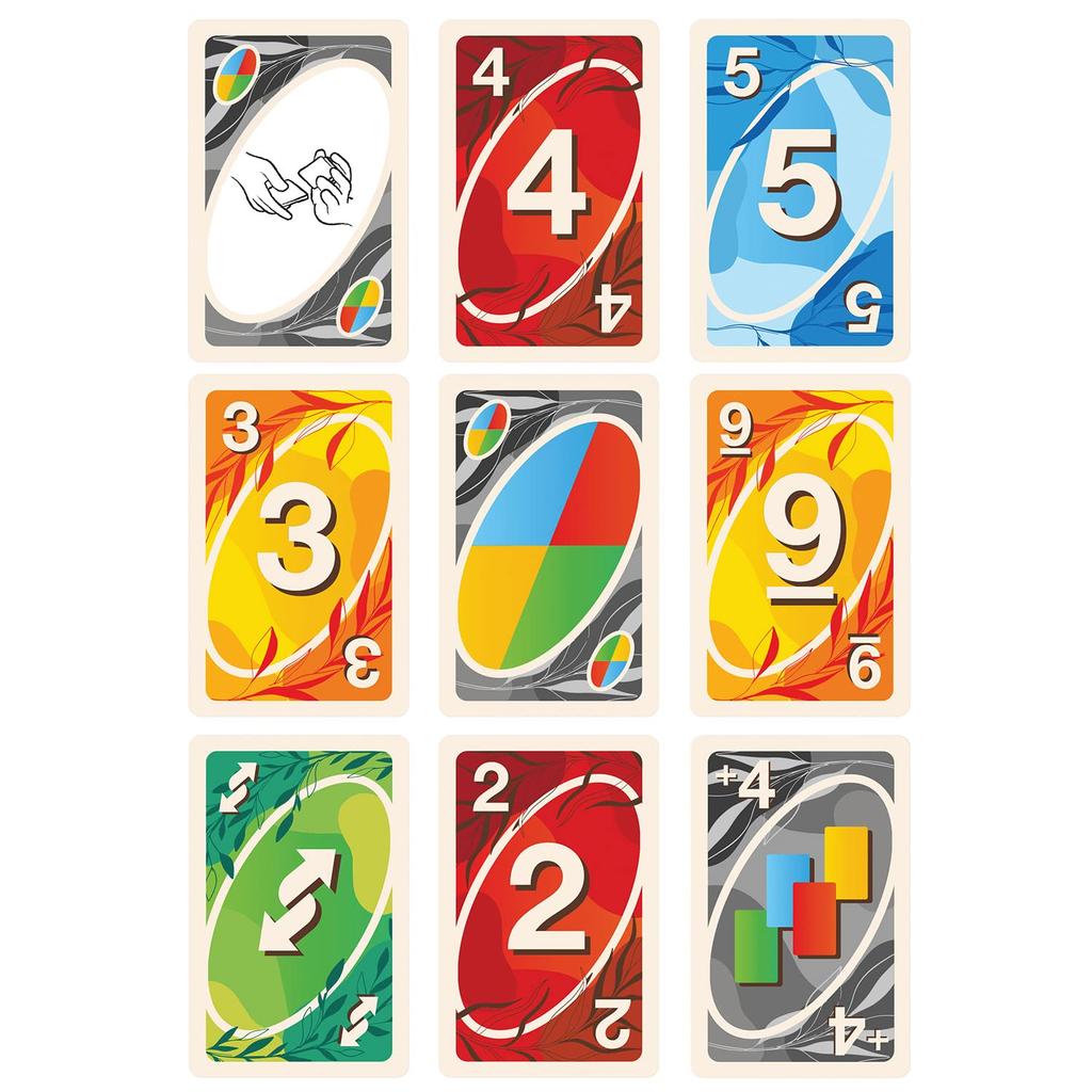 Mattel Game UNO Toy 7 and GTH23 Earth-Friendly [Ages Up] [Sustainable] [FSC Certified]