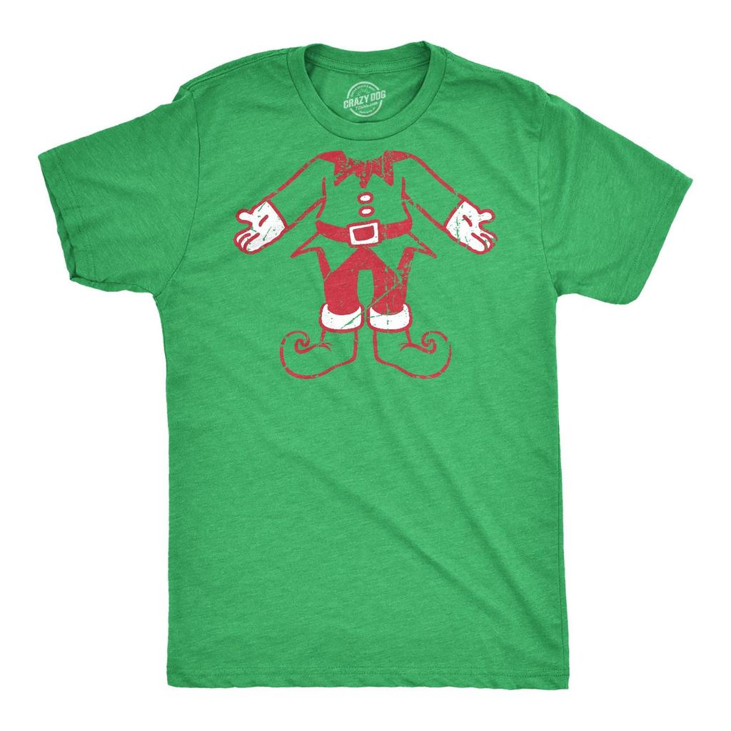 Elf Body T-Shirt, Funny Christmas Shirts for Men, Elf Costume Tee, Christmas Party Gift for Him, Stocking Stuffer