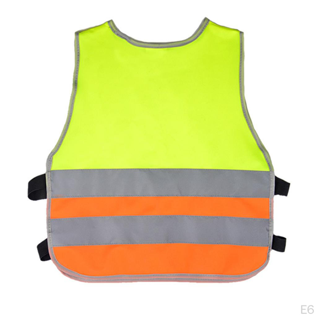 Children Safety Gray Reflective Strips Clothing, S/M/L