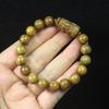 10mm Green Sandalwood Beaded Bracelet Natural Light Fragrance Pixiu Wood Carving Ethnic Style Hand Jewelry Accessories