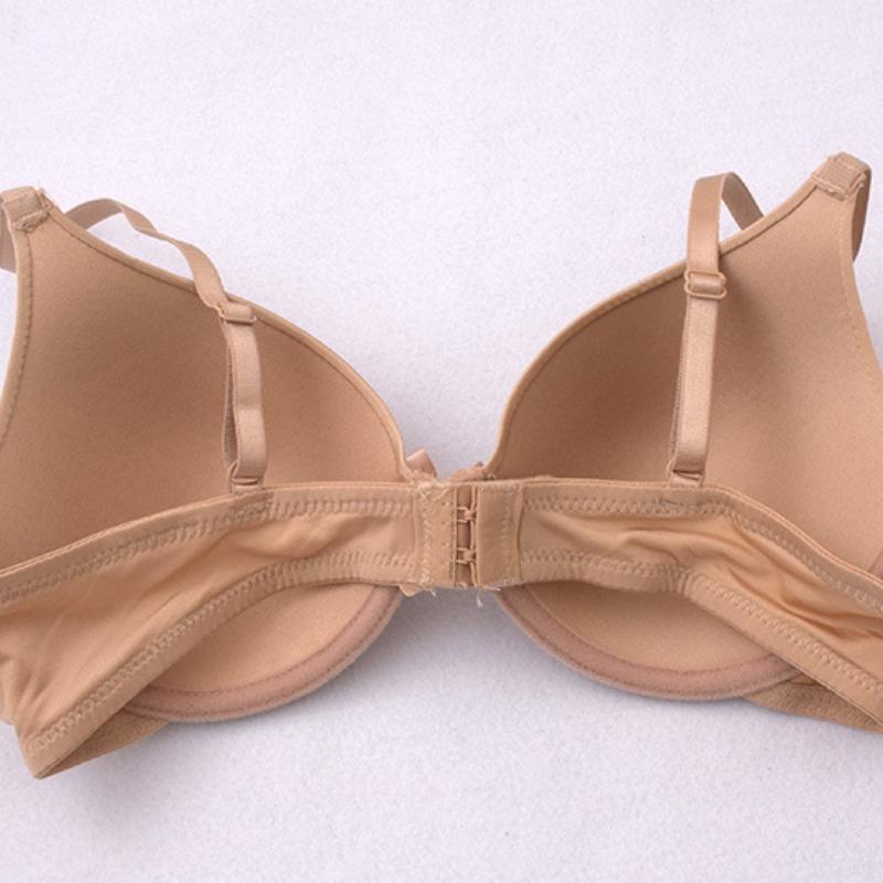 Large Size Smooth Bra Thin Cup Large Bust Small Underwear with Underwire Underwear