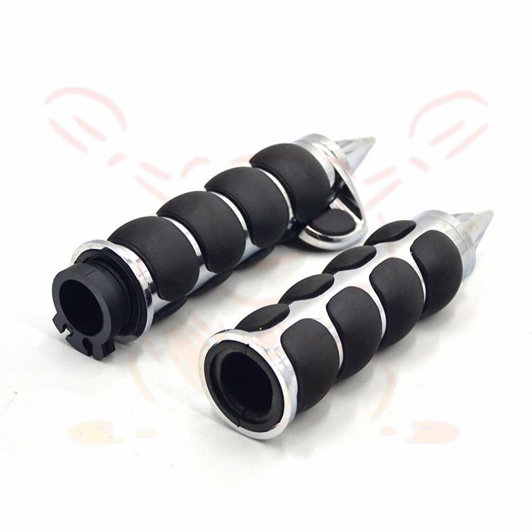 Alloy Handlebar Grips for Cruiser Motorcycles & Harley Bikes
