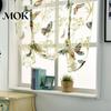 Room Curtain Roman Blind Flower Pattern Elegant Window for Home