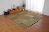 IKEHIKO DX Horigotatsu Rug/Carpet, 2-Tatami Size, Beige, Approx. 191 X 191cm (Covered Area: Approx. 90 X 90cm) #8119720