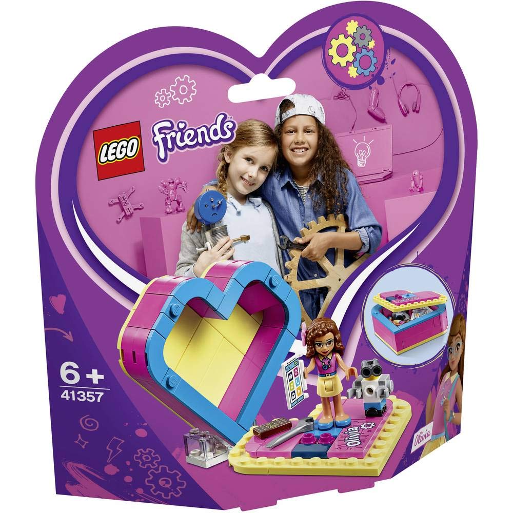

LEGO Friends Heart Trinket Box Olivia 41357 Building Blocks Toy for Girls