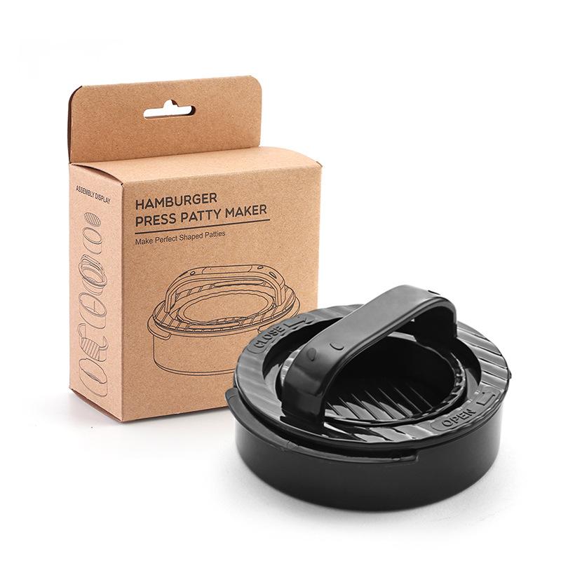 Circular burger making tool, meat press, meat patty press, combination set, meat press, kitchen small tool