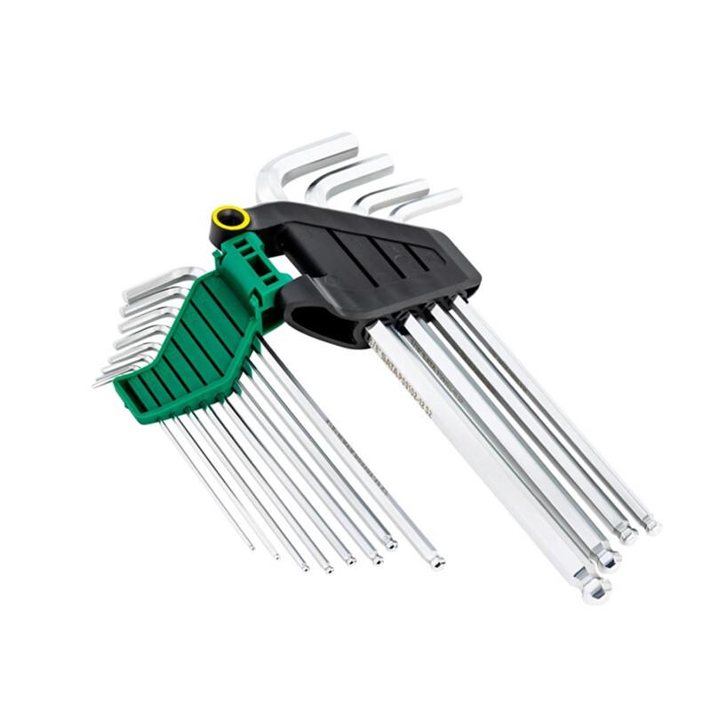 SATA 12-Piece Imperial Extra Long Ball End Hex Key Set