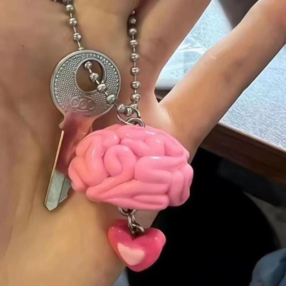 Car Hanging Pendant Bag Decoration Backpack Charm Key Ring Gothic Funny Key Chain  Women