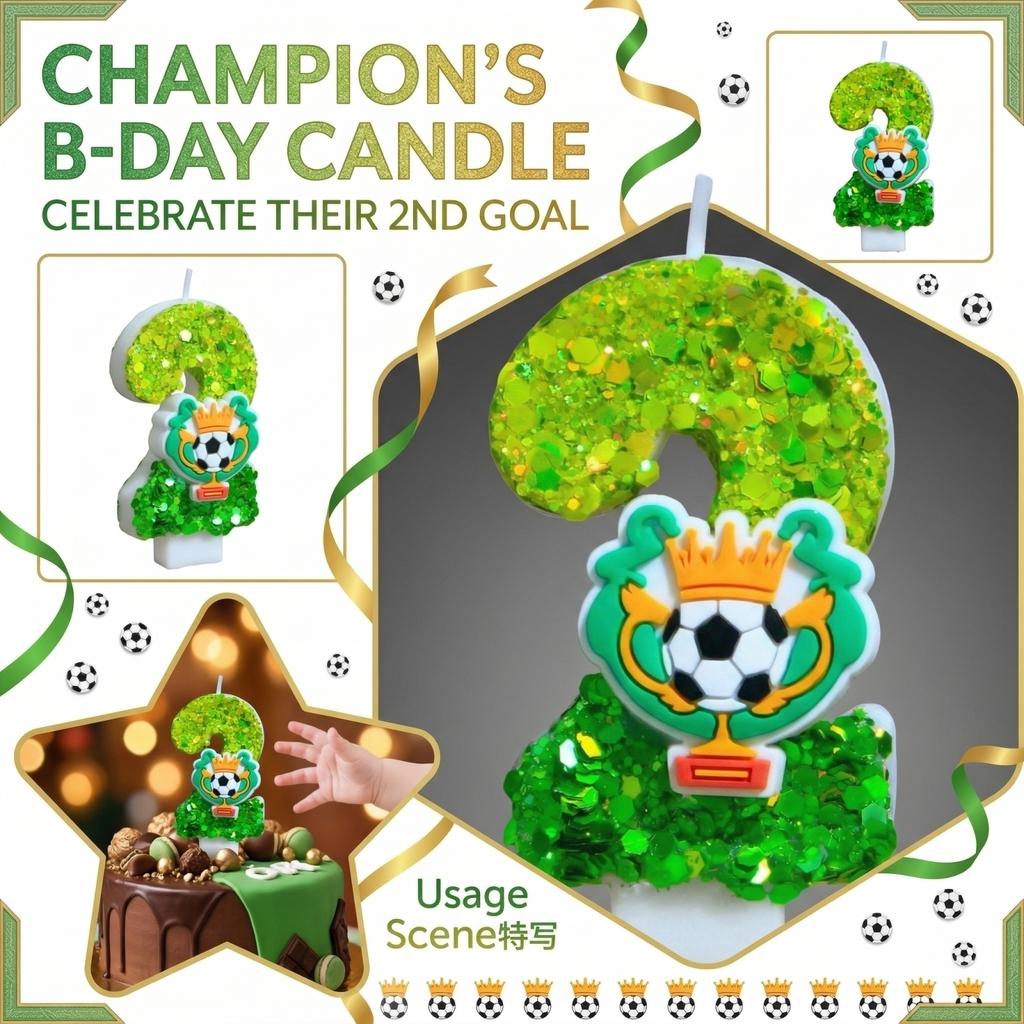 Fashion Cartoon Creative Birthday Candles Party Digital Candles