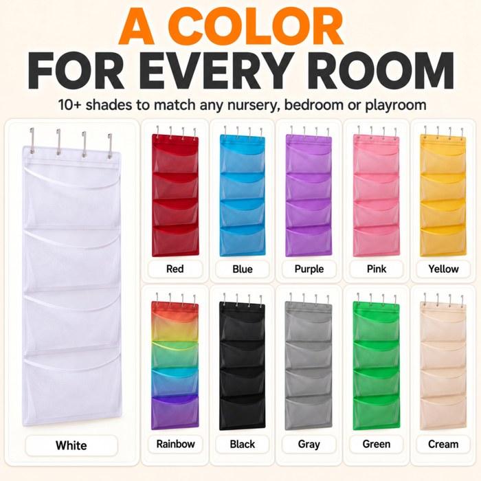 [Original] Plush Toy Storage (Patented) Door Hanging Storage, Plush Toy Storage Rack, Shelf, Hammock-Style Hanging Storage Net, Large Size