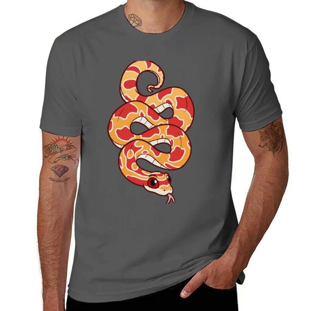 Amel Corn Snake Tshirt Classic Crew Neck Cotton Tshirt