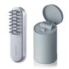 SALONIA EMS Lift Brush Pure Bright Steamer Gray Set Electric Face Beauty Device Scalp