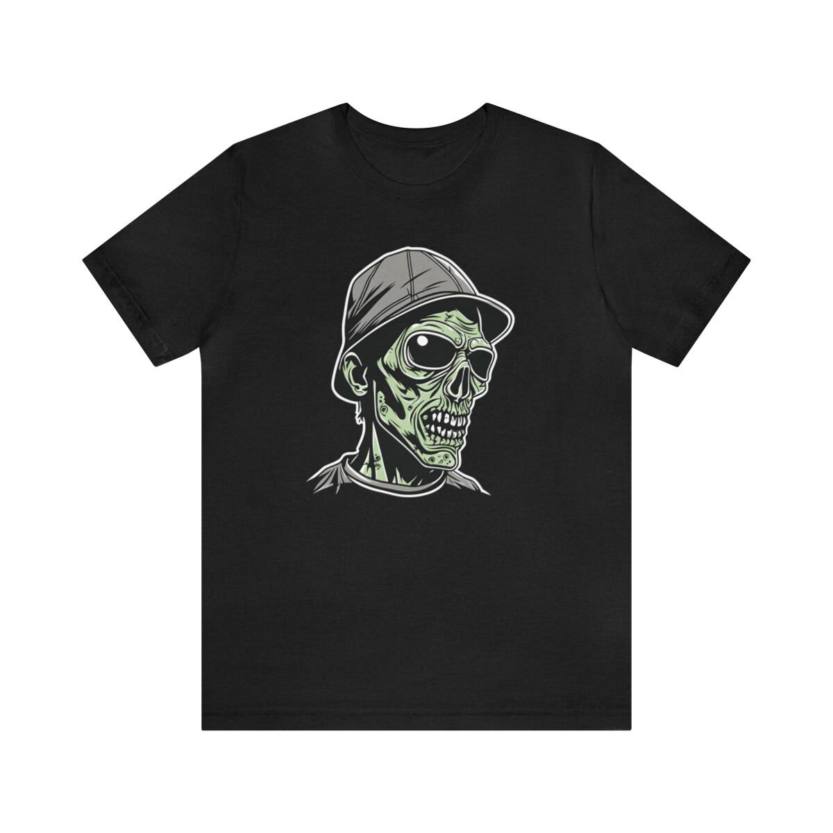 Zombie dude guy Halloween chill out design easy lazy costume S разноцветный