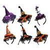 Halloween-Serie~ Kleiner Hexe Kürbiskopf-Haarreif Dunkle Lustige Haarspange Spinne Lustige Spitze Schleife Haarspange