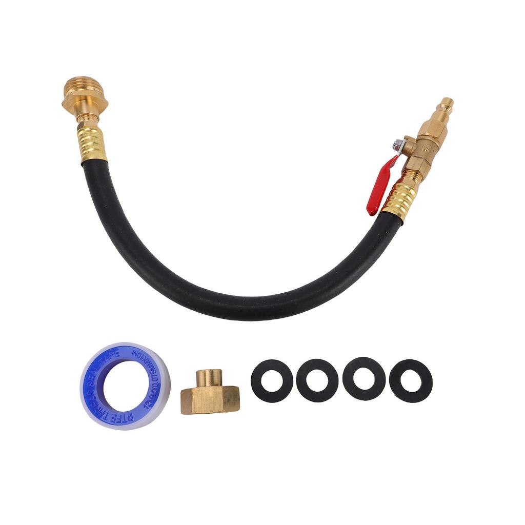 RV Winterizing Kit 16.9 Inch 300 PSI Winterize Sprinkler System with Shut Off Valve for RVs Boats Ships