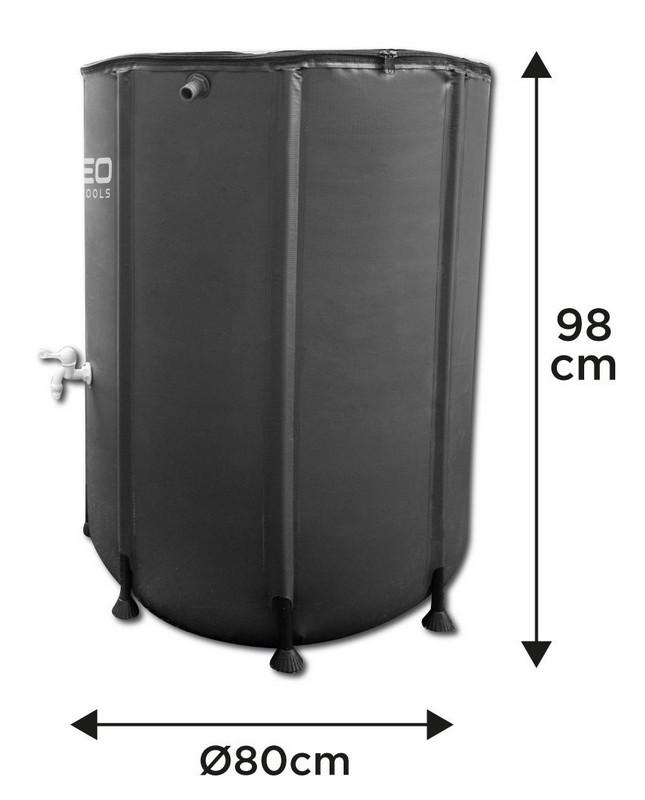 Foldable Rainwater Tank, 500 L, Pvc - T N15-952