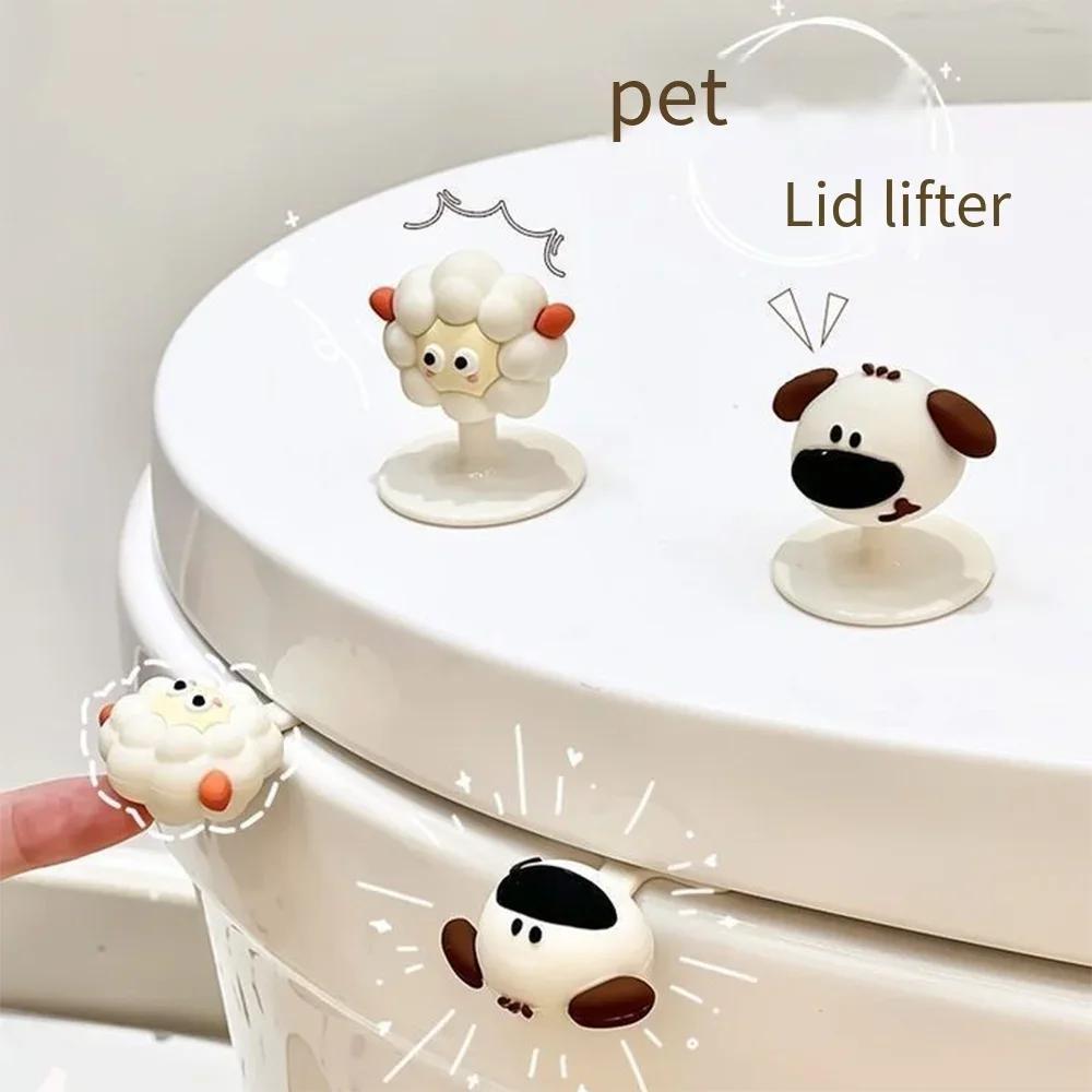 Portable Cartoon Toilet Lifter - Touchless Lid Handle | Anti-Dirty WC Accessory