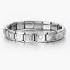 Neue Mode Damen Mann Italienischer Charm Herz Blume Schmetterling Kreuz Delfine Edelstahl Elastisches Armband Gliederarmreif