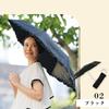 Ogawa Folding UV Simple Perfect Gift for or any LINEDROPS 57440 Women's Parasol, Black, 99.9% Protection, Water-Repellent, Stylish, Frilled, Design,