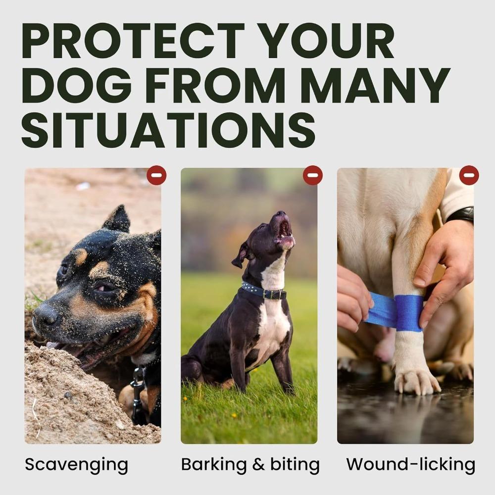 Breathable Structure Large Dog Muzzle Adjustable Strap Bite Proof Muzzle Daily Outing