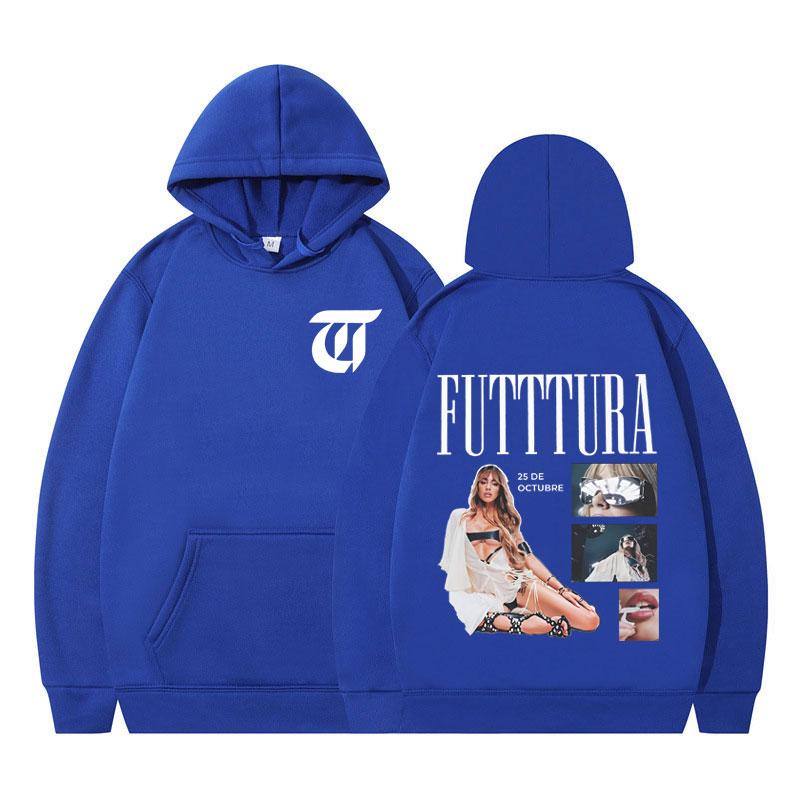 Singer Futtura Album Vintage Hoodie Men Women Fashion Pullover Casual Oversized Y2k Clothes Sweatshirts