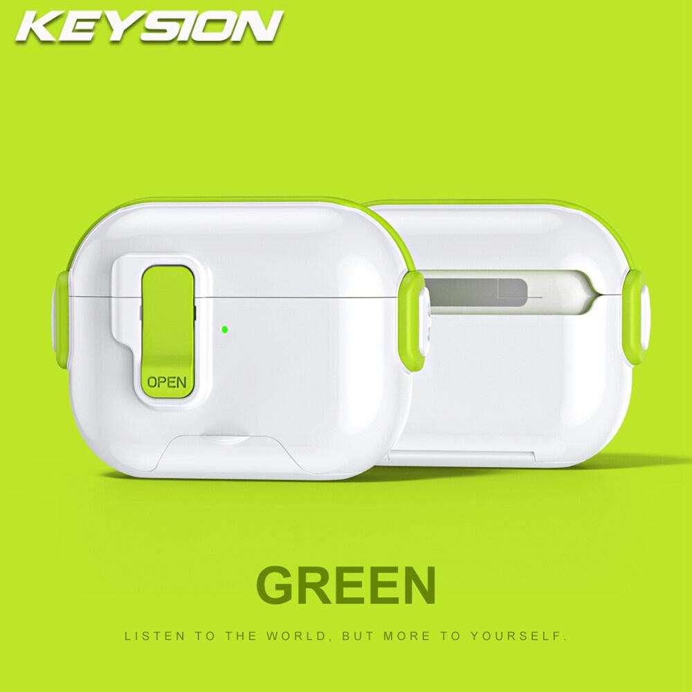 KEYSION Magnetic Automatic Switch Earphone Case for Airpods Pro 3 2 Hidden Phone Stand Shockproof Headphone Cover for AirPods 4