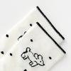 5pairs/set Children's Lovely Animal Boys Socks White Cute Dog Cotton Socks Cartoon Girls Spring Summer Striped Dog Sock