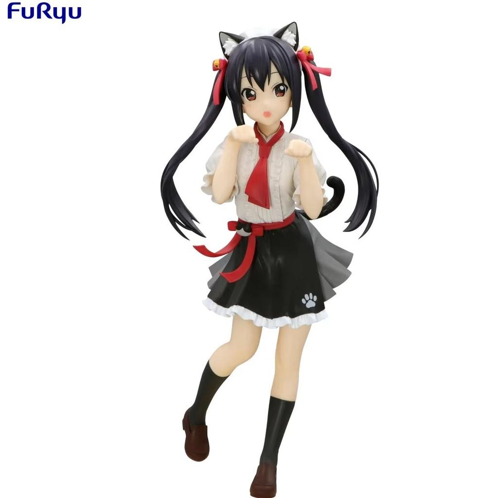 In Stock Original Furyu K-On Yui Hirasawa Anime Figure Toys Ornament Boys Toys Collection Desktop Decoration Festival Gifts