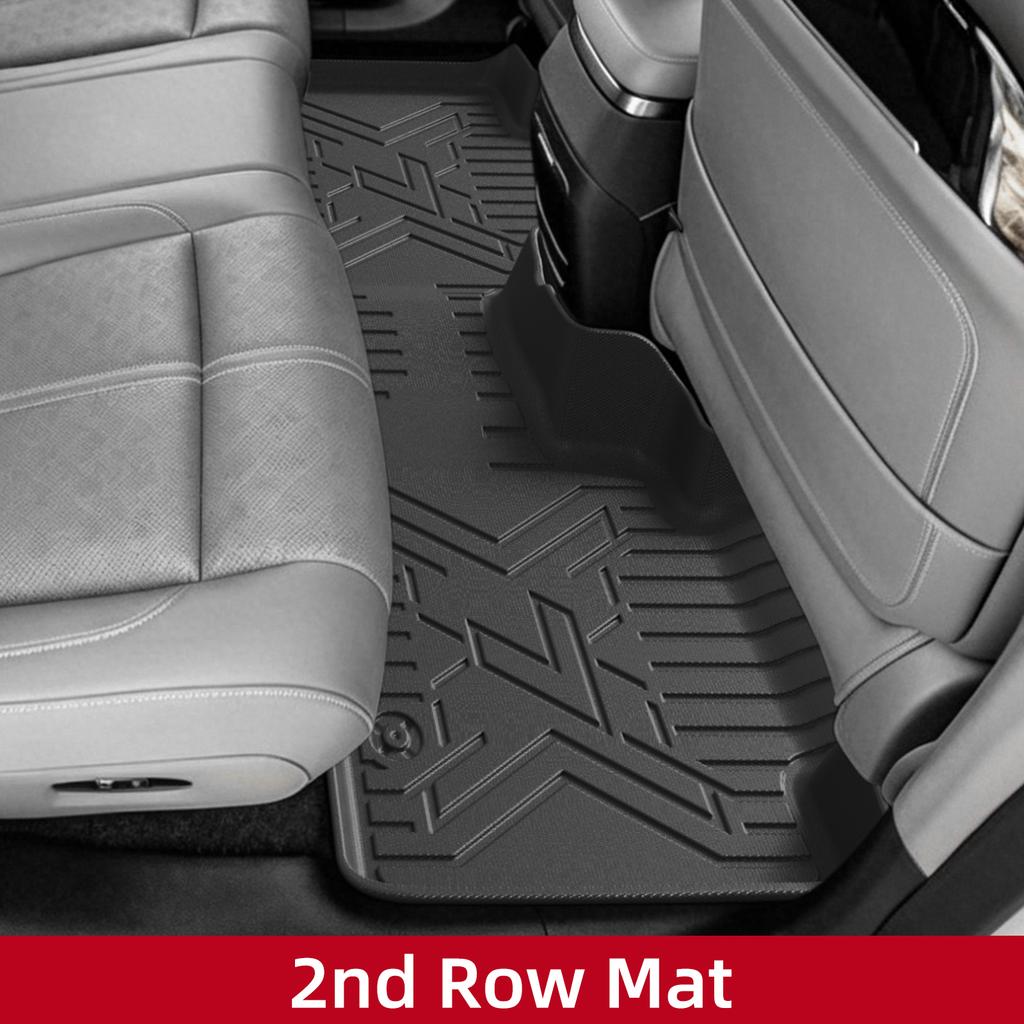 LUCKEASY Right Drive for Zeekr 7X RWD 2026 2025 (Not Fit AWD) All -Weather Floor Mats Seat Back Protector Storage Tray Black