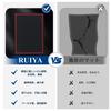 RUIYA Rubber Mats for Suzuki Every Door Pocket Interior Rubber Every Every Wagon DA17W Custom Easy Red DA17V/DA17W, Plates, Non-Slip, Soundproof,