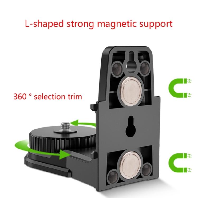 Lightweight Level Shelf Strong Magnet 360-Degree-Rotation Adjustable Support