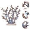 Mediterranean Birthday Gift Crafts Coral Statue for Desktop Indoor Bookshelf