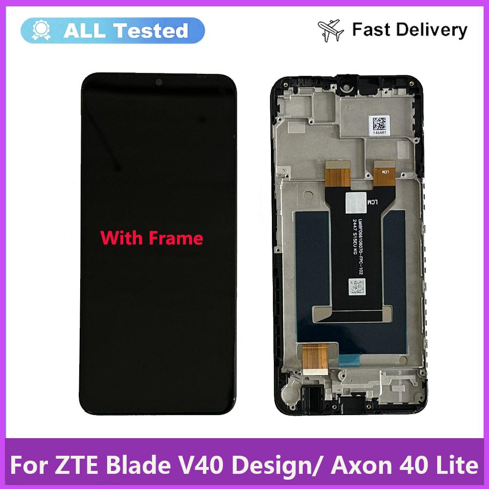 

Полный комплект ЖК-экрана и дигитайзера для ZTE Axon 40 Lite с рамкой;черный; + Инструменты