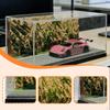 1/64 Diecast Car Display Case Box DIY Diorama Realistic Acrylic Storage Organizer for Sports