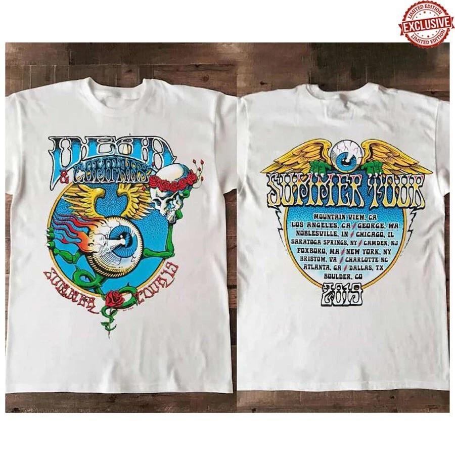 Vtg Dead amp Company Band 2 Sides Summer Tour 2019 S to 5XL Shirt ZL398 XXXXL