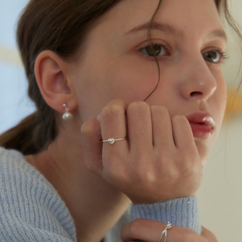 Murmur [925silver]Petit Heart Ring